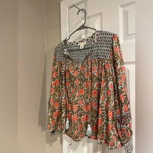 Rachel Zoe boho top L